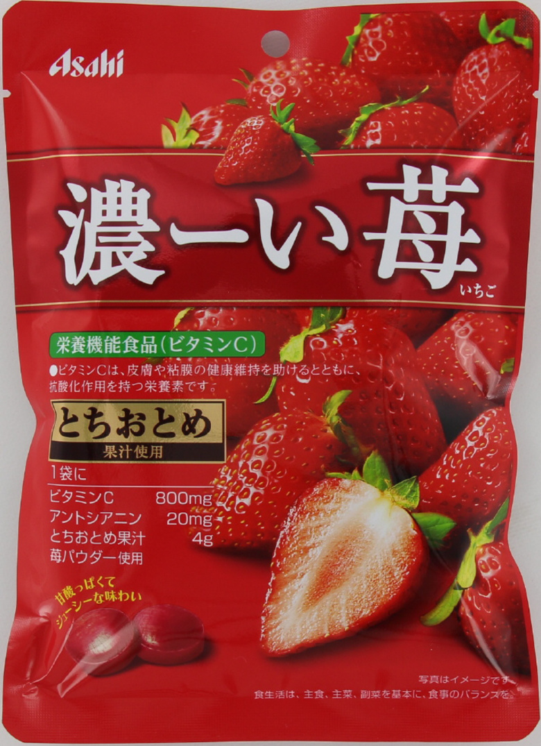 アサヒグループ食品　濃ーい苺